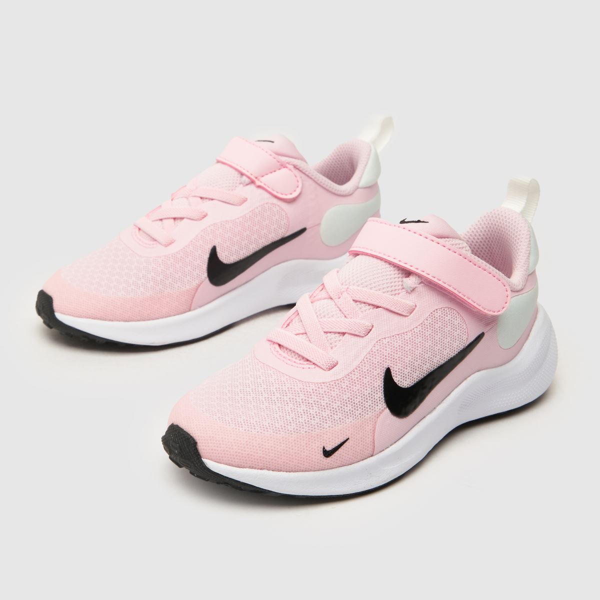 Nike ljusrosa Revolution 7 flickor junior träningsskor
