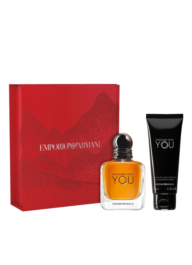 Giorgio Armani Stronger with You Eau de Toilette – Set cadou ediție limitată