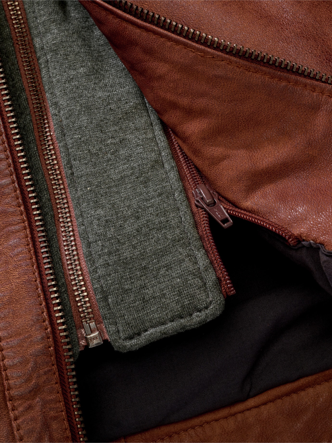 Hausboot-Lederjacke