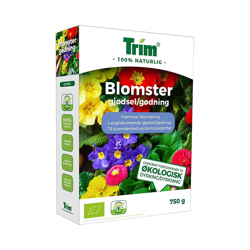 Trim Blomstergjødsel 750 g, Trim 100% naturlig