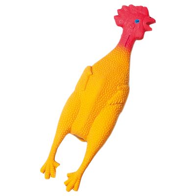 Hundespielzeug Spiel-Huhn mit Squeaker