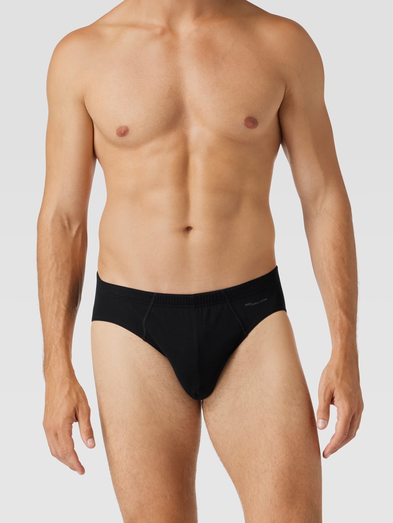 Slip mit Stretch-Anteil Modell 'CASUAL COTTON Jazz-Pants' in schwarz