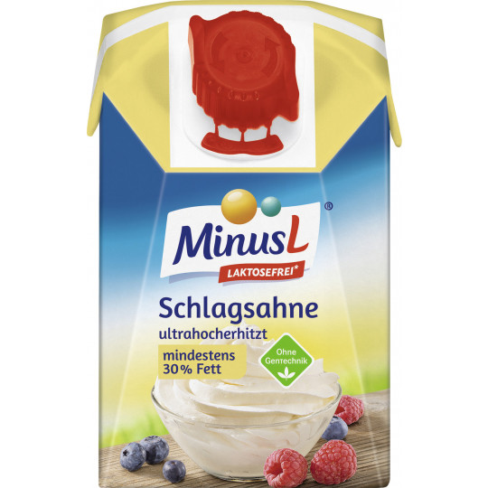 Minus L haltbare Schlagsahne 30% laktosefrei 200ML