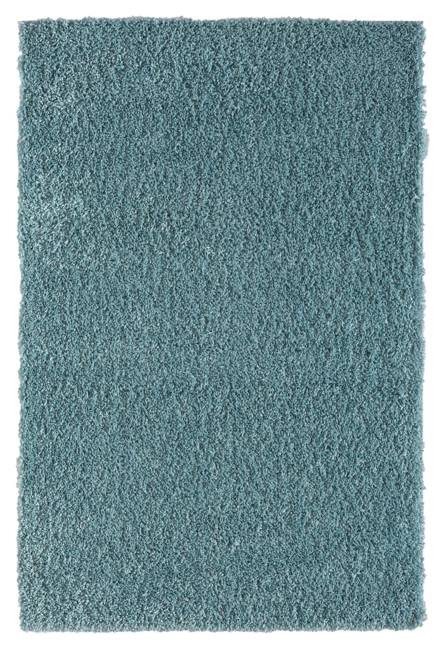 MyFlair Teppich Elodie, 70cm x 140cm, Farbe Hellblau, rechteckig, Florhöhe 37mm