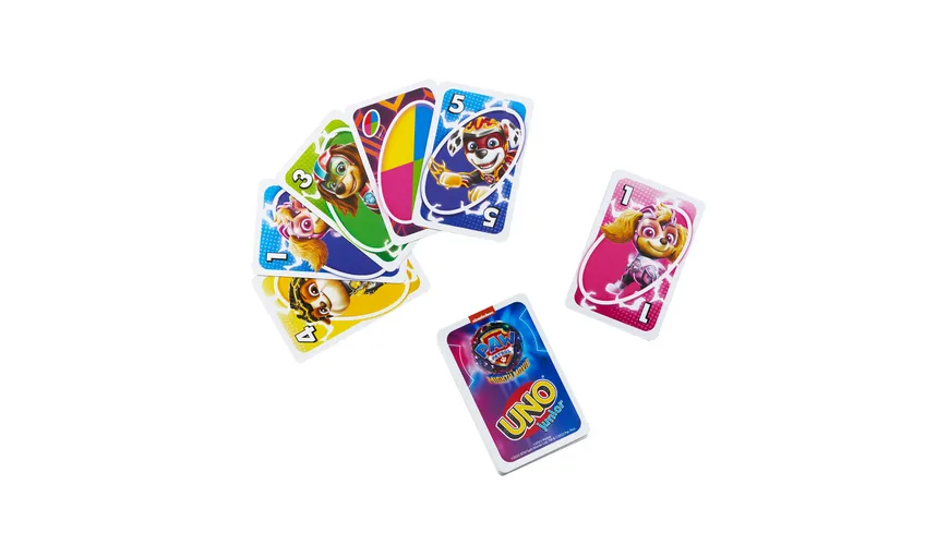 Uno Junior Paw Patrol: The Mighty Movie“ Kartenspiel