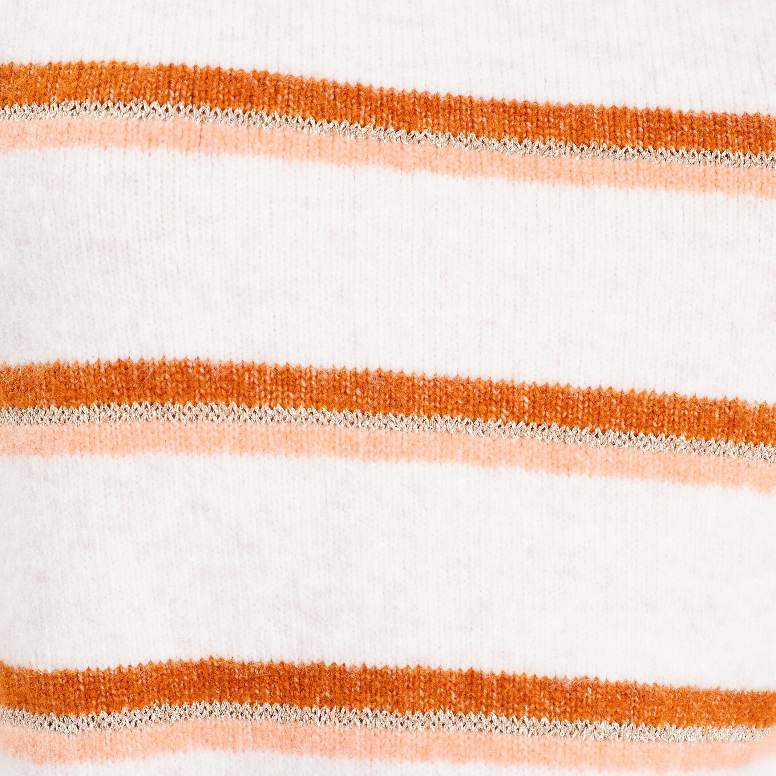 Pull avec col montant ecru femme | Cache Cache