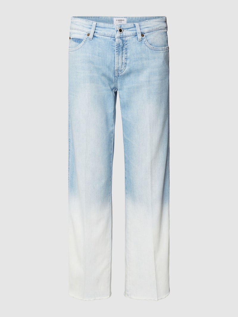 Jeans mit Farbverlauf Modell 'FRANCESCA' in hellblau