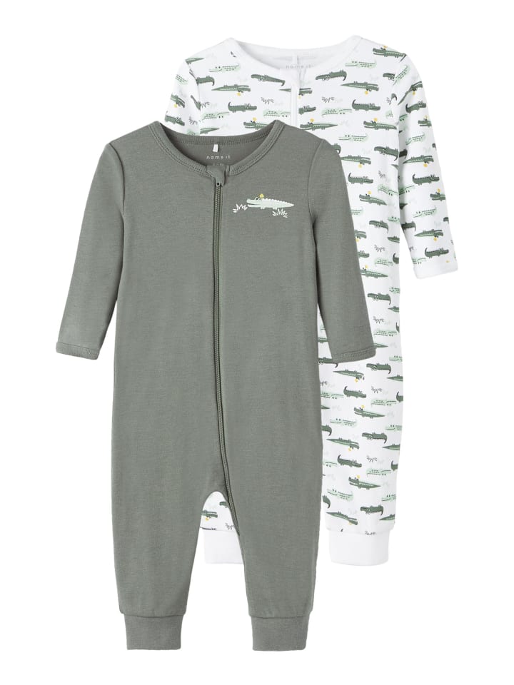 name it Schlafstrampler 2er Pack in agave green günstig kaufen 50