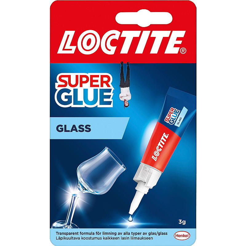 Loctite Superlim 3 g, glass, Loctite