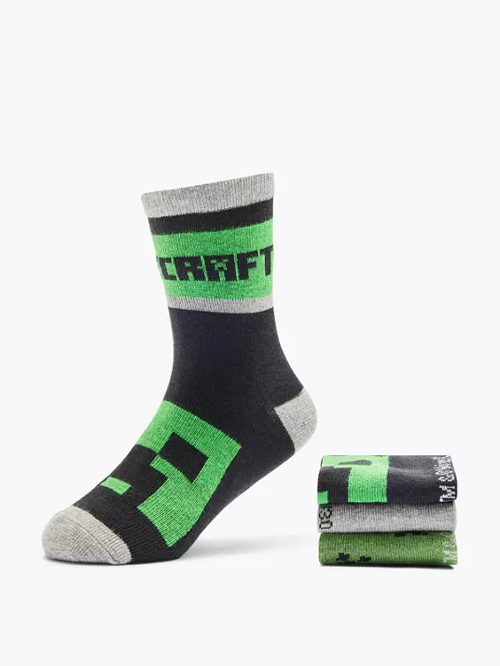 Minecraft 3er Pack Socken