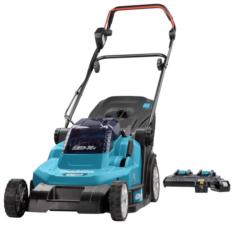Makita DLM432PT2 LXT 2x18 V accu Grasmaaier 43 cm 2x 5,0 Ah