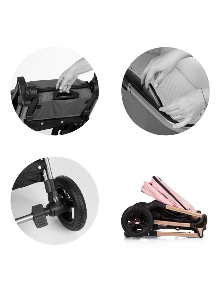 Chipolino Kombikinderwagen 3 in 1 Infinity in rosa günstig kaufen onesize