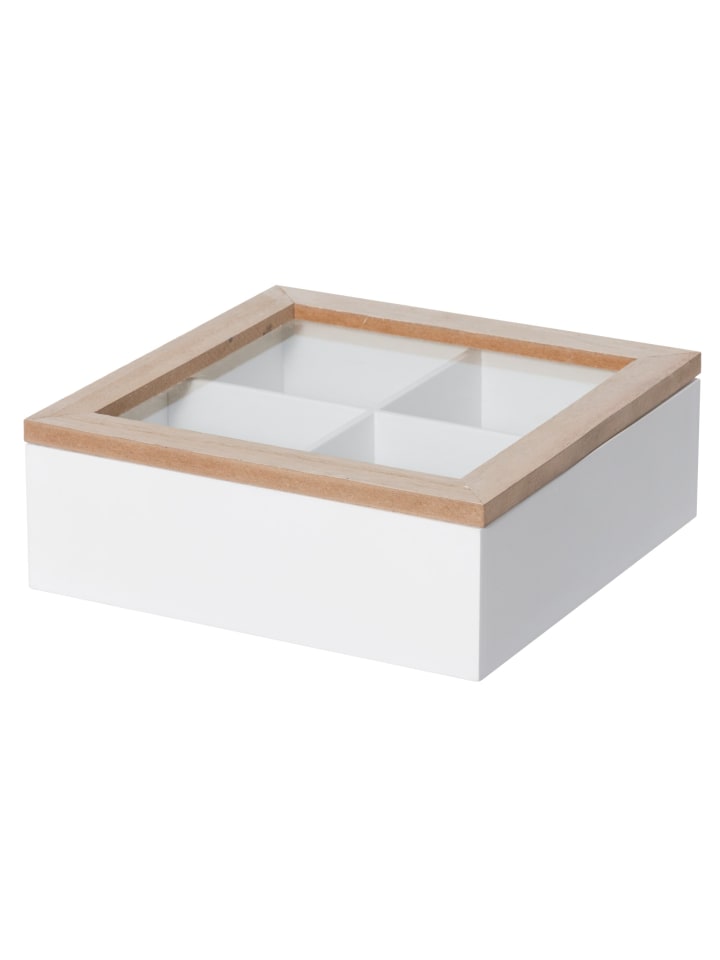 4Living Box mit Fächern in weiß günstig kaufen onesize
