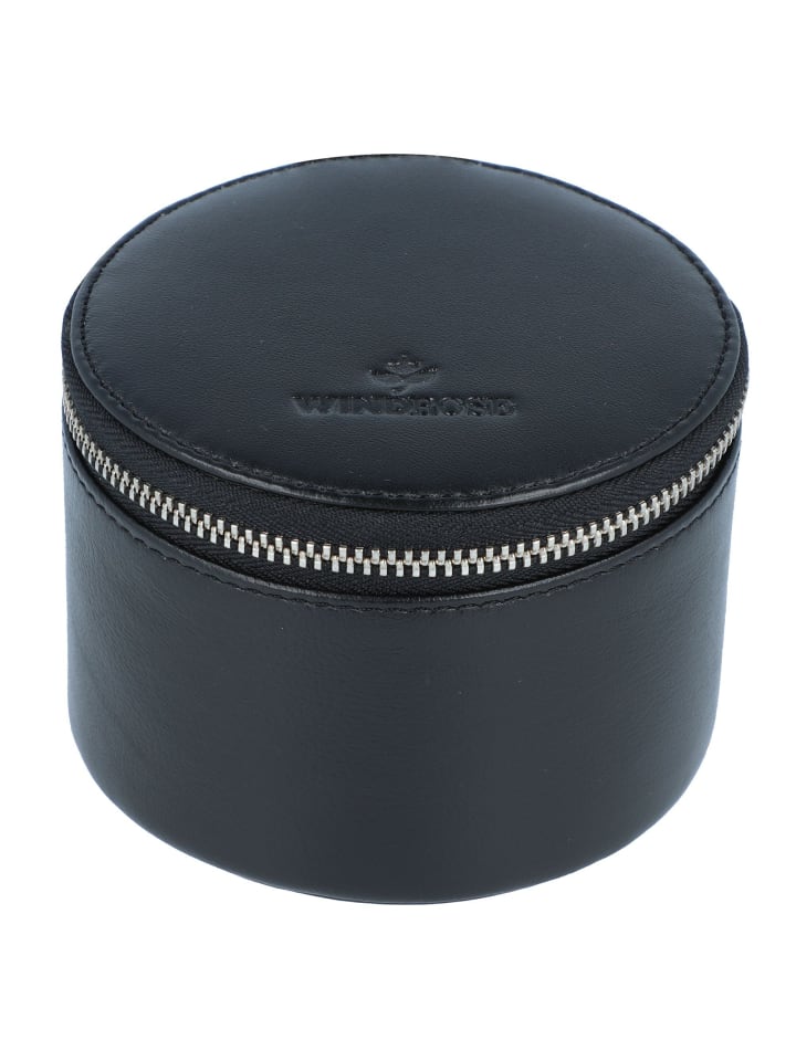 Windrose Basic Collection Nappa Schmucketui Leder 10 cm in schwarz günstig kaufen onesize