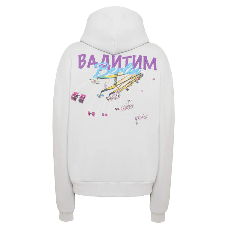 GREY ADVENTURE PARK HOODIE
