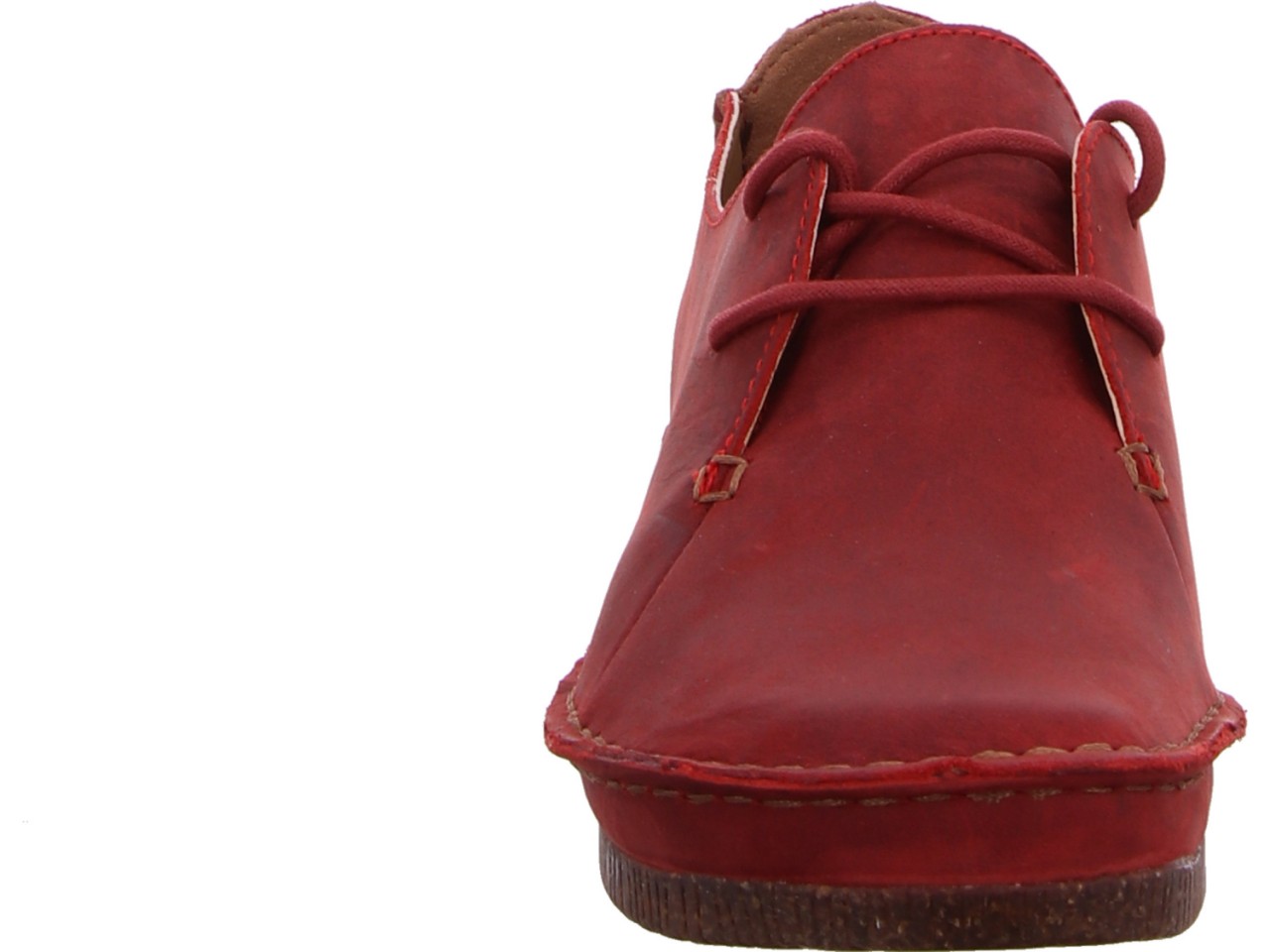 CLARKS Freizeit Schnürer rot Janey Mae