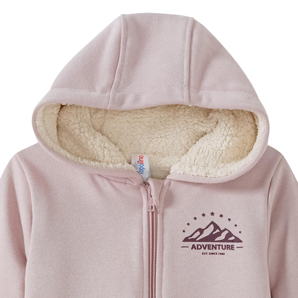 Kinder Sweatjacke mit Teddyplüsch