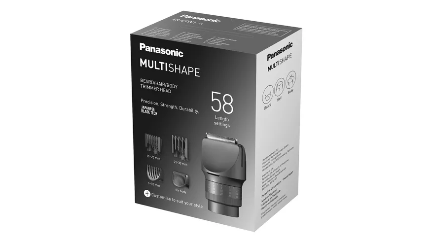 Panasonic ER-CTW1-A301 Multishape Trimmer-Aufsatz für Bart, Haare und Körper