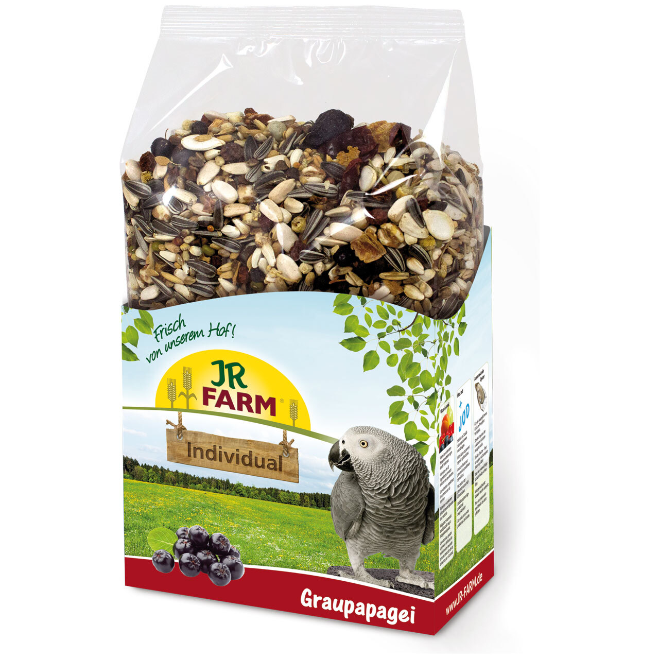 JR Farm Hauptfutter JR Farm JR Birds Premium Graupapagei 950g