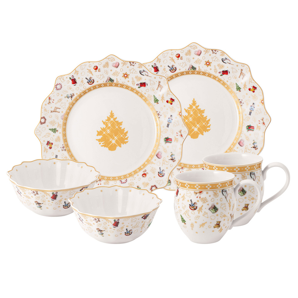 Villeroy & Boch Petit-déjeuner à 2, édition anniv., 6pcs Toy's Delight service de vaisselle