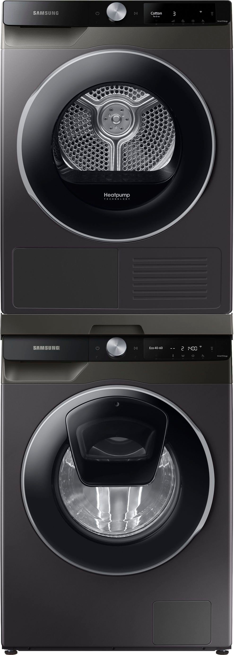 Samsung Wärmepumpentrockner DV80T6220LX/S2, 8 kg, Knitterschutz