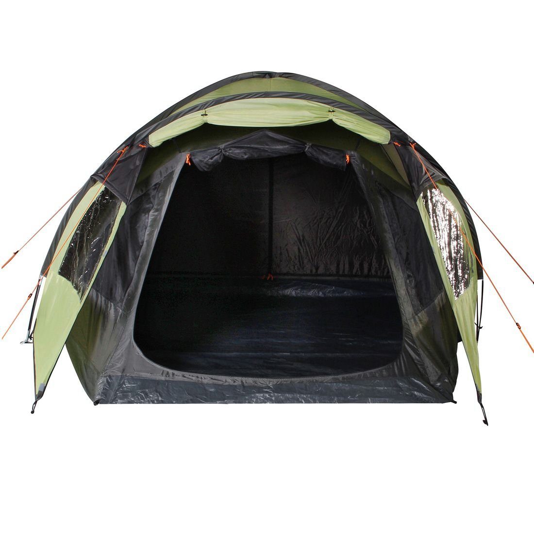 10T Outdoor Equipment Kuppelzelt Zelt Glenhill Beechnut 4 Mann Kuppelzelt XL Schlafkabine 5000mm Iglu, Personen: 4