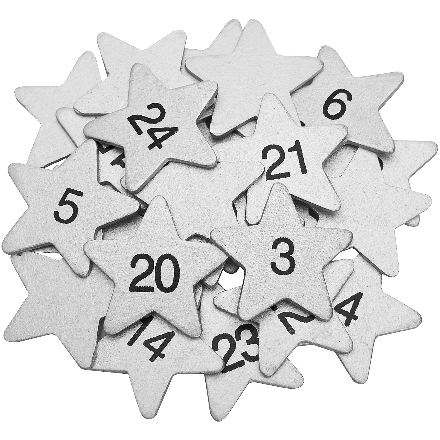 Adventskalender-Zahlen 