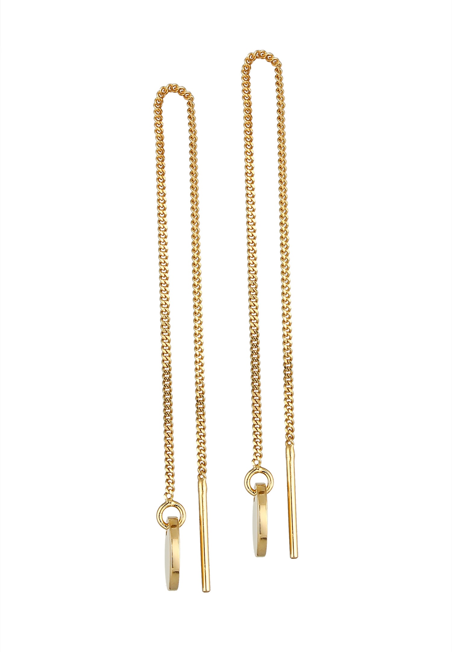Orecchini Elli Circle - Orecchini da donna Trend Blogegr - Argento placcato oro (925/1000)