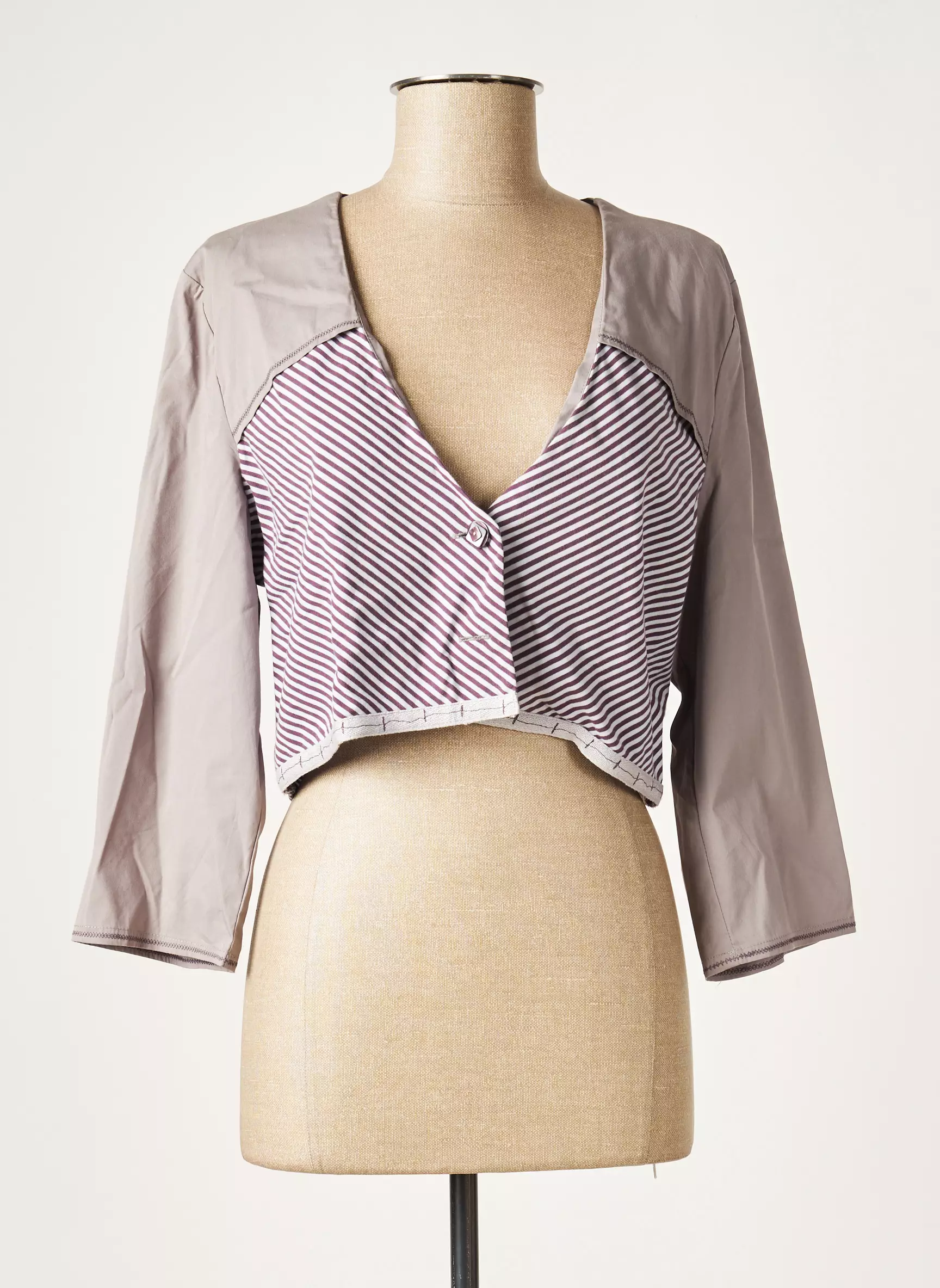 All Beautiful Vestecasual Femme couleur gris