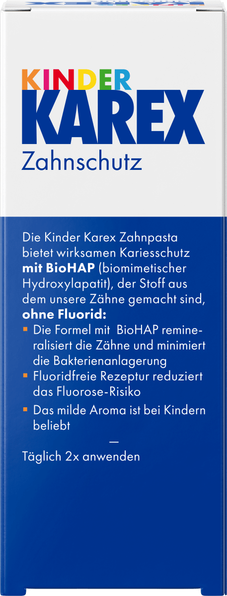 Zahnpasta Kinder, 0 bis 6 Jahre fluoridfrei, 50 ml