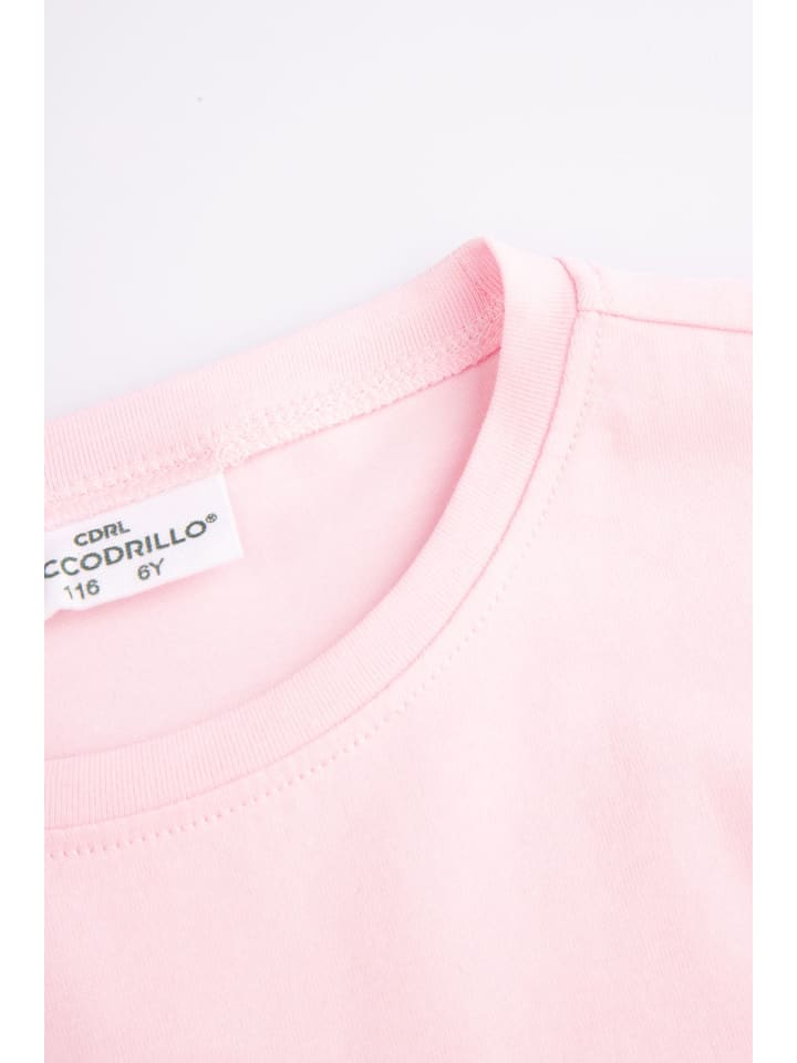 Coccodrillo Langarm-T-Shirt in gedämpftes Rosa günstig kaufen
