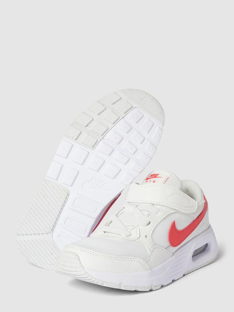 Sneaker mit Label-Detail in weiß