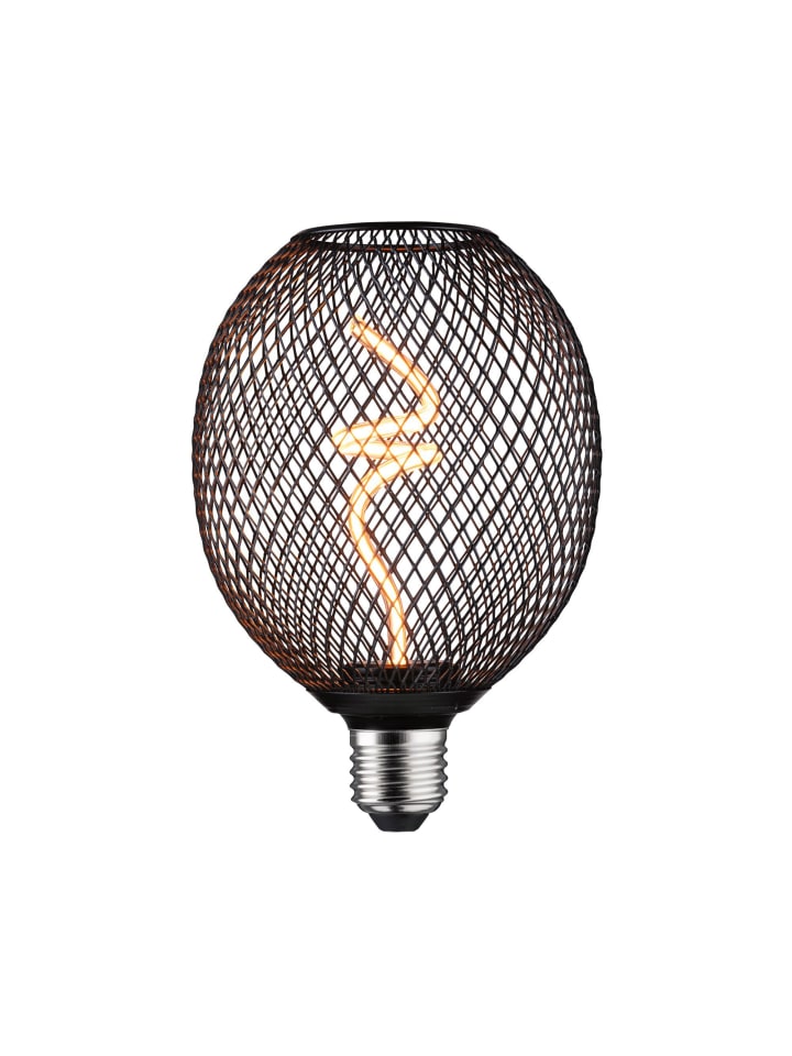 paulmann Metallic Glow Standard 230V LED Globe E27  160lm 4W 1800K dimmbar Schwarz günstig kaufen onesize