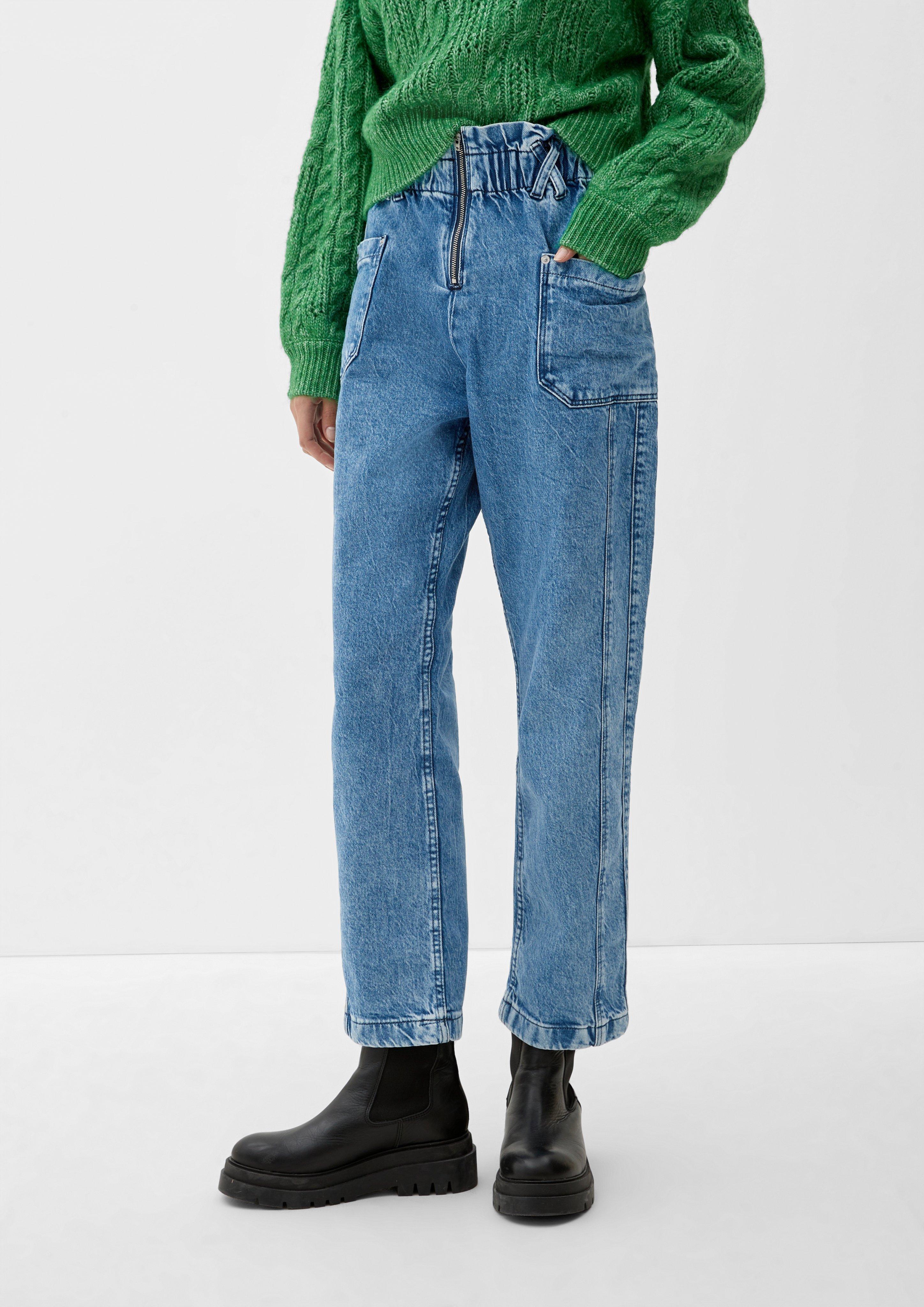 Ankle-Jeans / Regular Fit / High Rise / Barrel Leg  2119921-56Z3