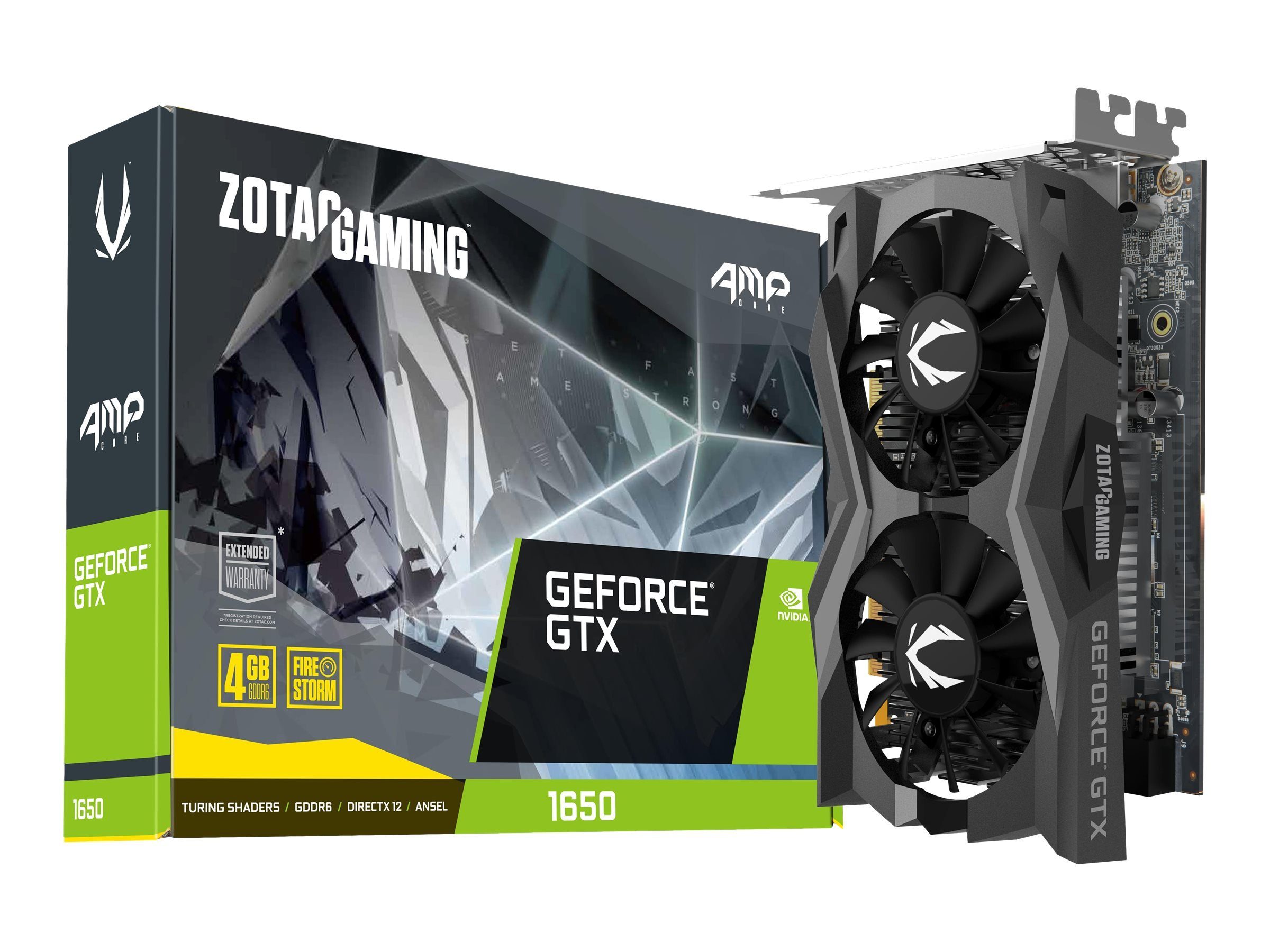 Zotac ZOTAC GTX 1650 AMP Core 4GB Grafikkarte