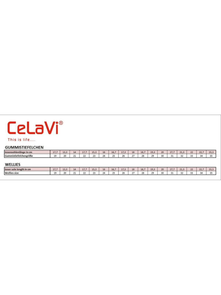 CeLaVi Kinder Gummistiefel 
