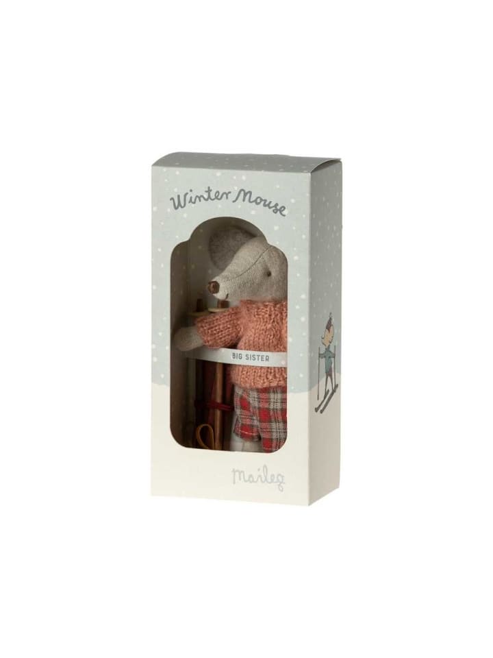 Maileg Wintermaus mit Ski Große Schwester 13 cm günstig kaufen onesize