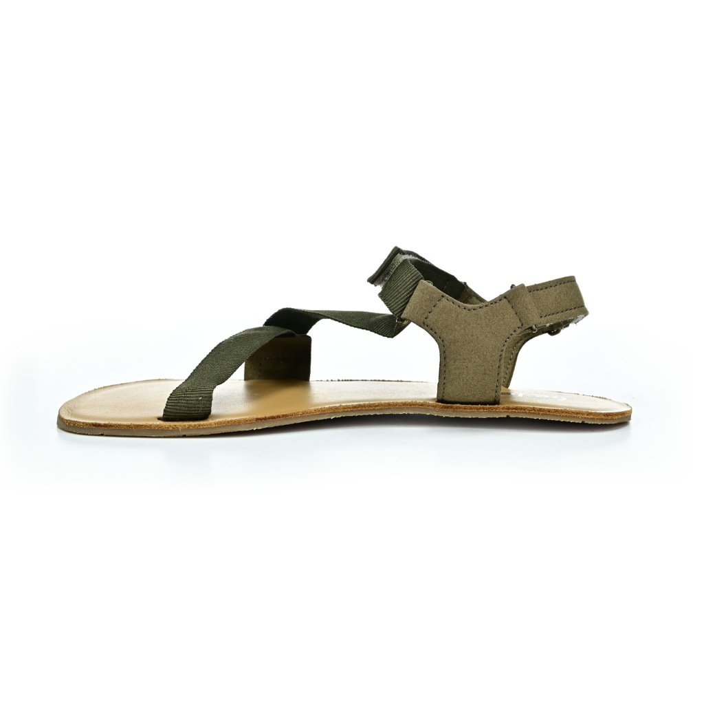 Be Lenka Flexi Olive Green Barfußsandalen