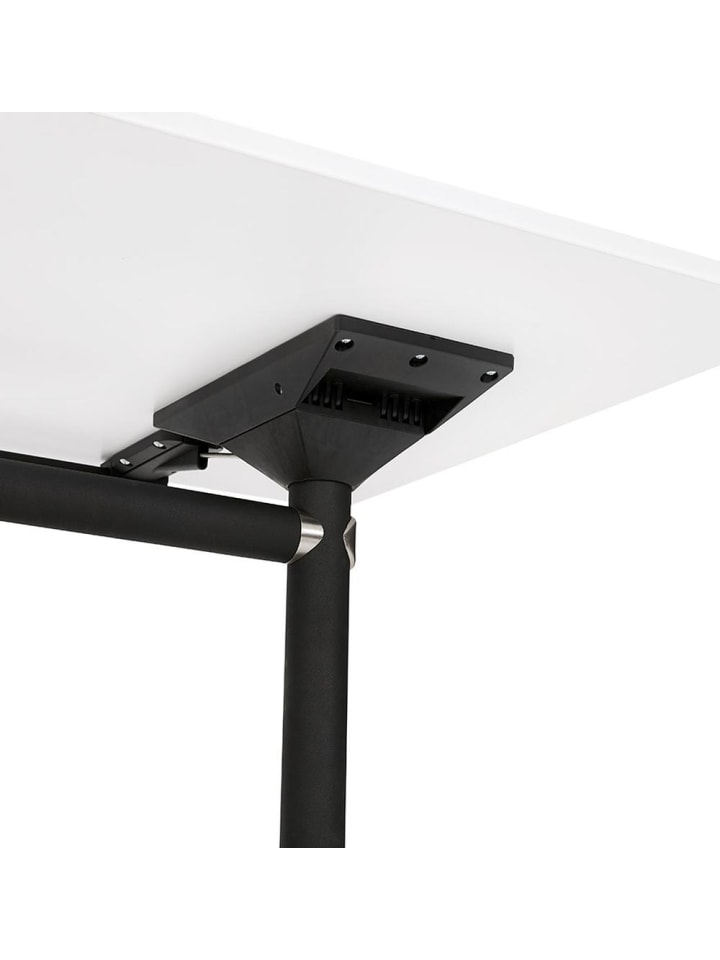 KADIMA DESIGN Schreibtisch faltbar 140x70 cm platzsparend, kleine Räume in Weiß günstig kaufen