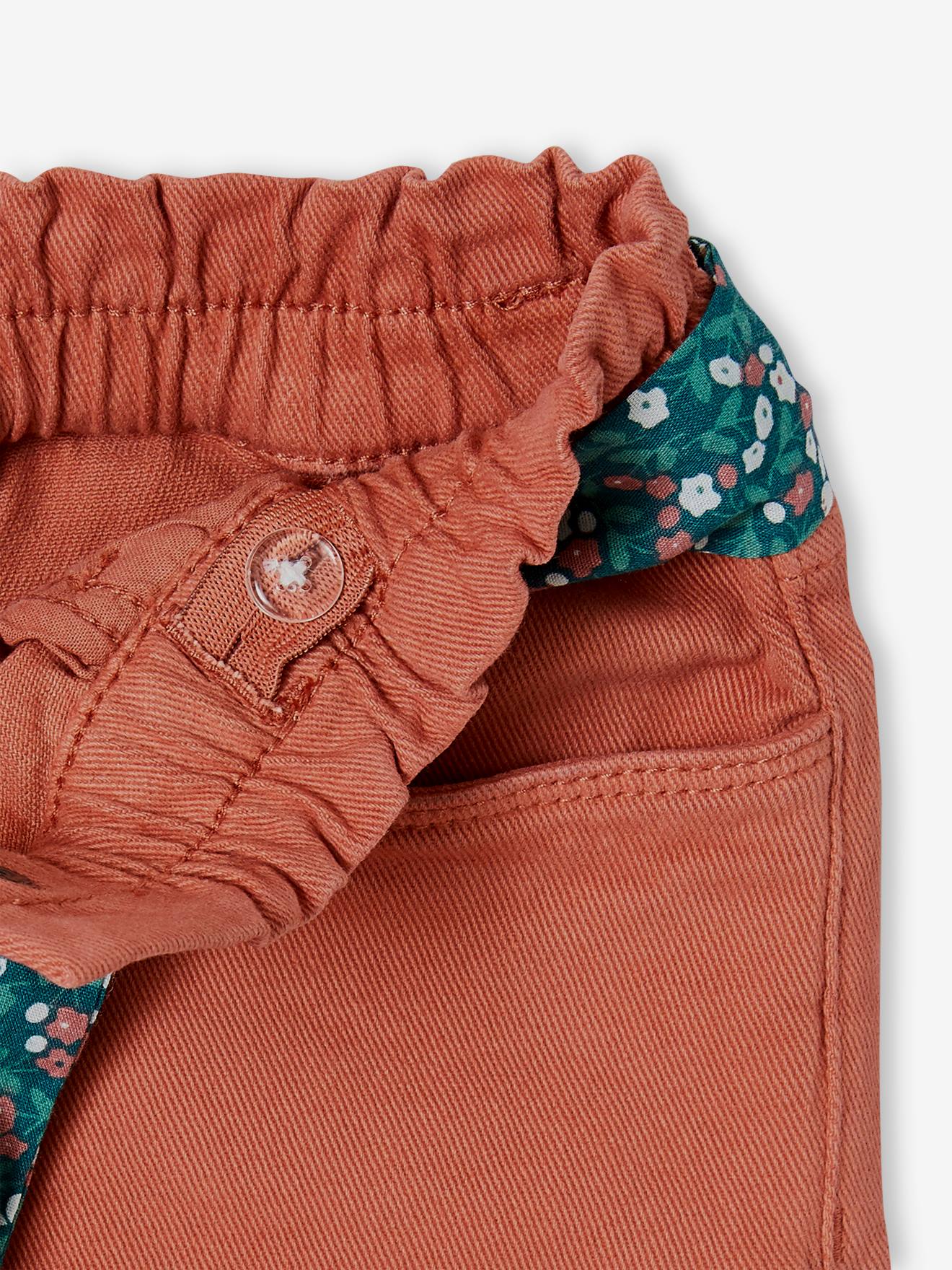 Vertbaudet Mädchen Paperbag-Rock - rosa