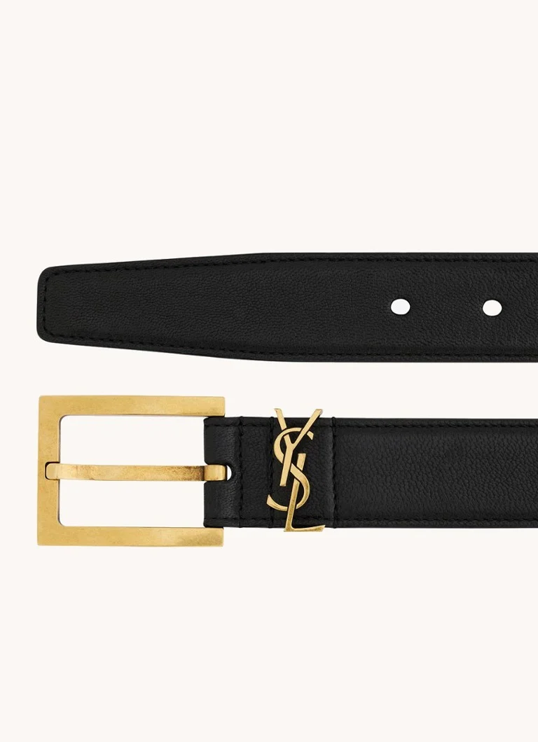 Brâu Saint Laurent Cassandre din piele de miel