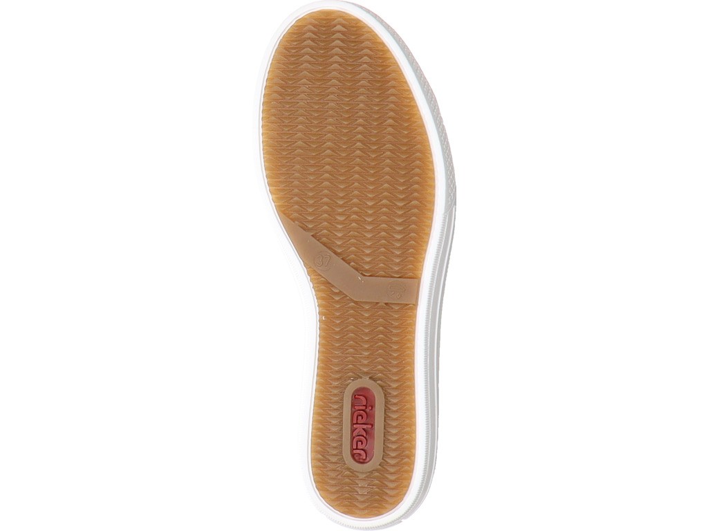 RIEKER Freizeit Schnürer weiss FSK Damen Halbschuhe