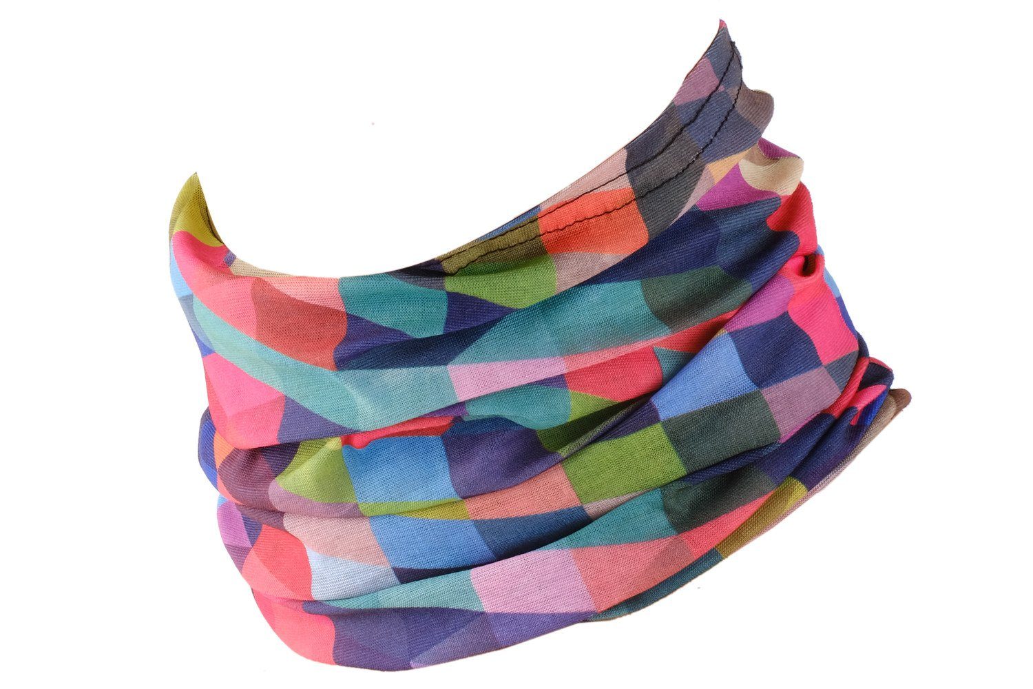 Hilltop Multifunktionstuch Halstuch Herren, Schlauchschal Damen, Bandana mit vernähten Saumkanten