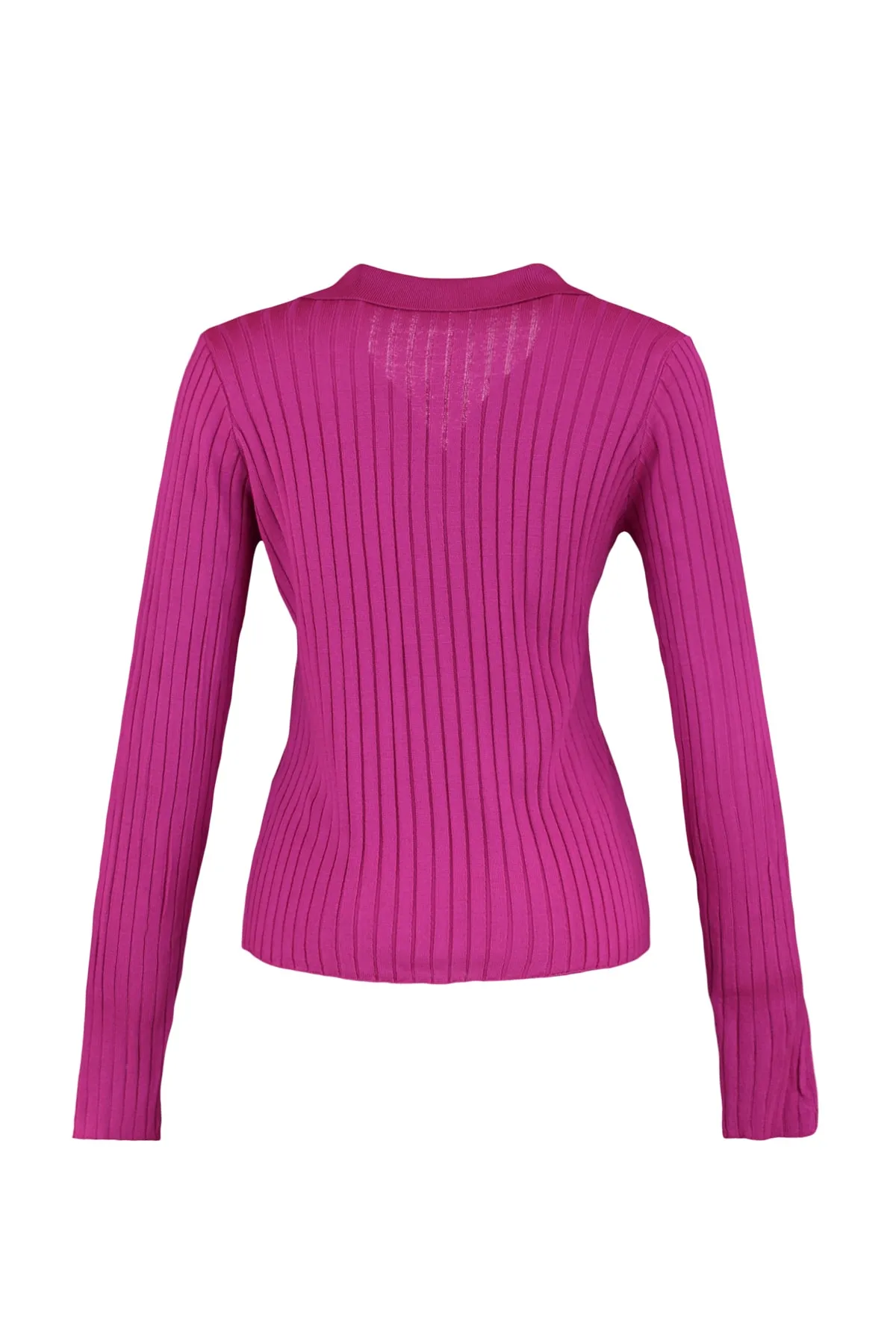 Trendyol Collection  Fuchsiafarbener Strickpullover mit Rollkragen TWOAW21KZ1113