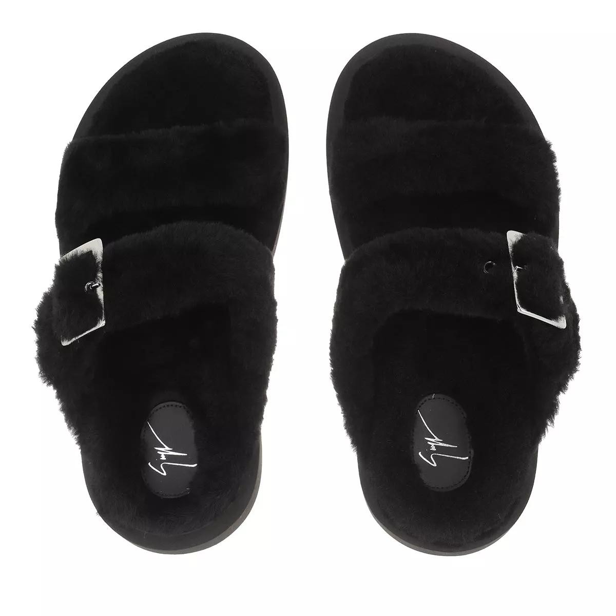 GIUSEPPE ZANOTTI Pantoletten schwarz Slide