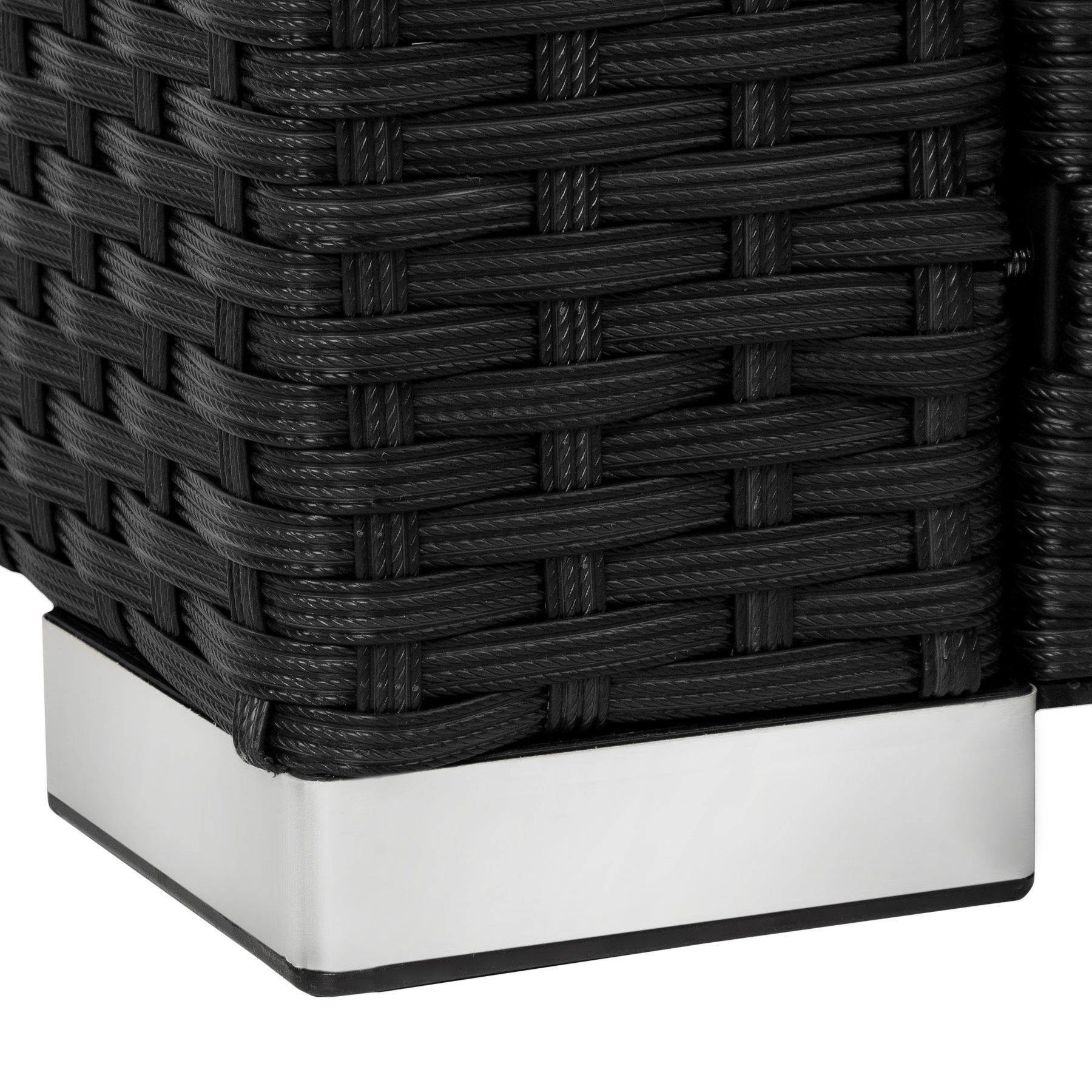 tectake Rattanstuhl Lignano (1er, 1 St), Abnehmbare Sitzkissen