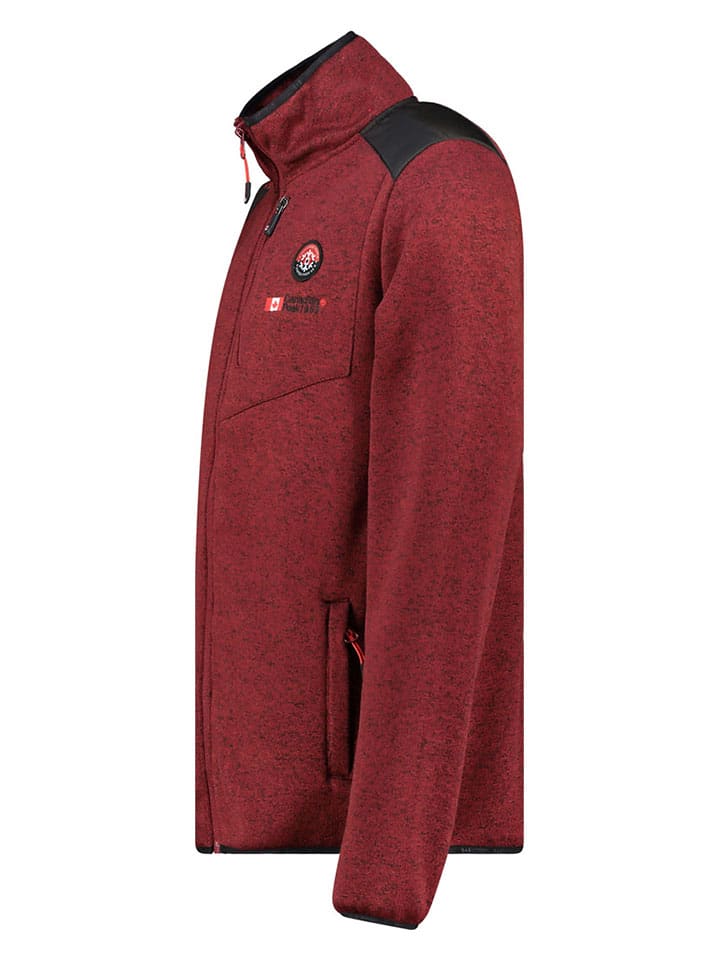 Canadian Peak Fleecejacke in Rot günstig kaufen