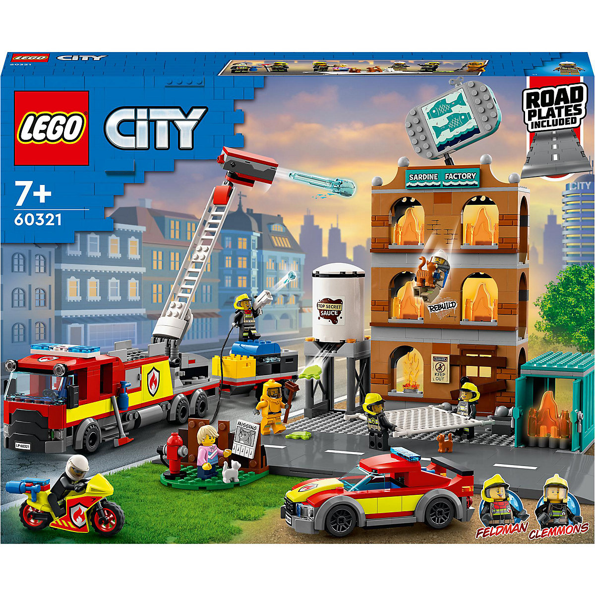 LEGO® City 60321 Feuerwehreinsatz mit Löschtruppe