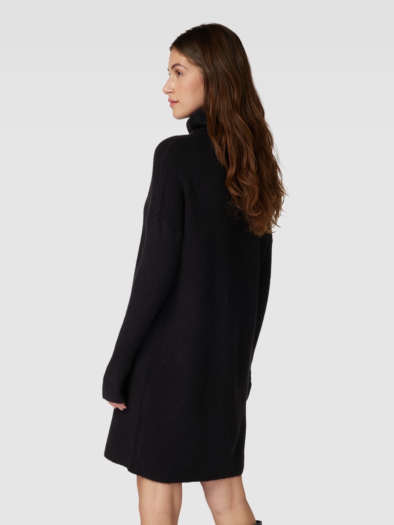 Strickkleid mit Rollkragen Modell 'ONLJANA' in schwarz