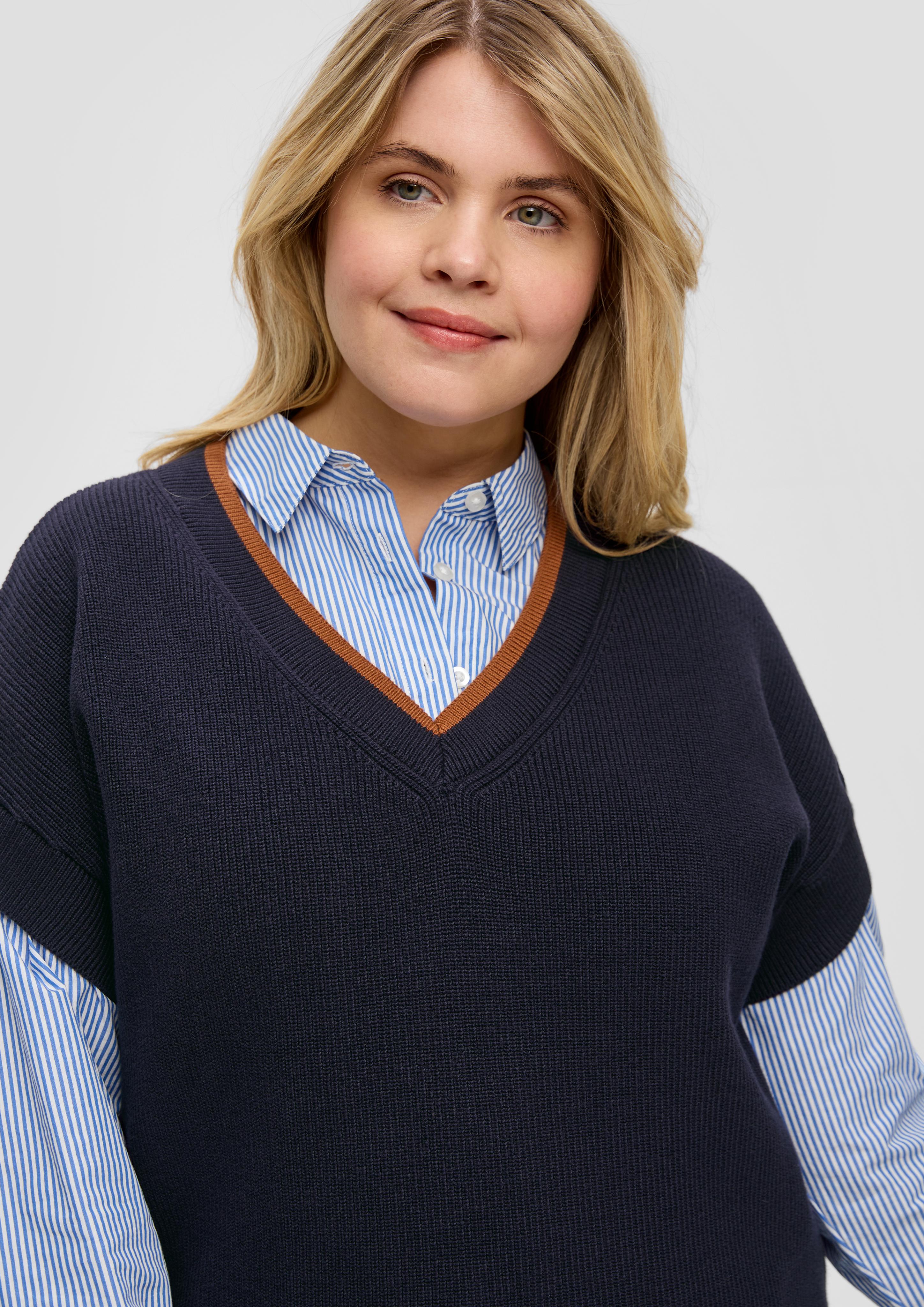 Pullover mit V-Ausschnitt  2136526-5959